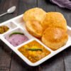 4 Puri with Sabji