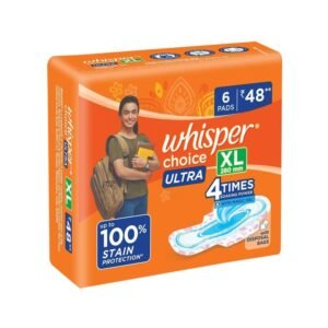 Whisper Choice Ultra Sanitary Pads 6 pieces